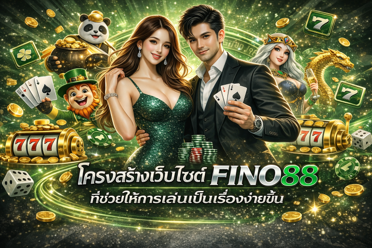 โครงสร้างเว็บไซต์ FINO88 ที่ช่วยให้การเล่นเป็นเรื่องง่ายขึ้น